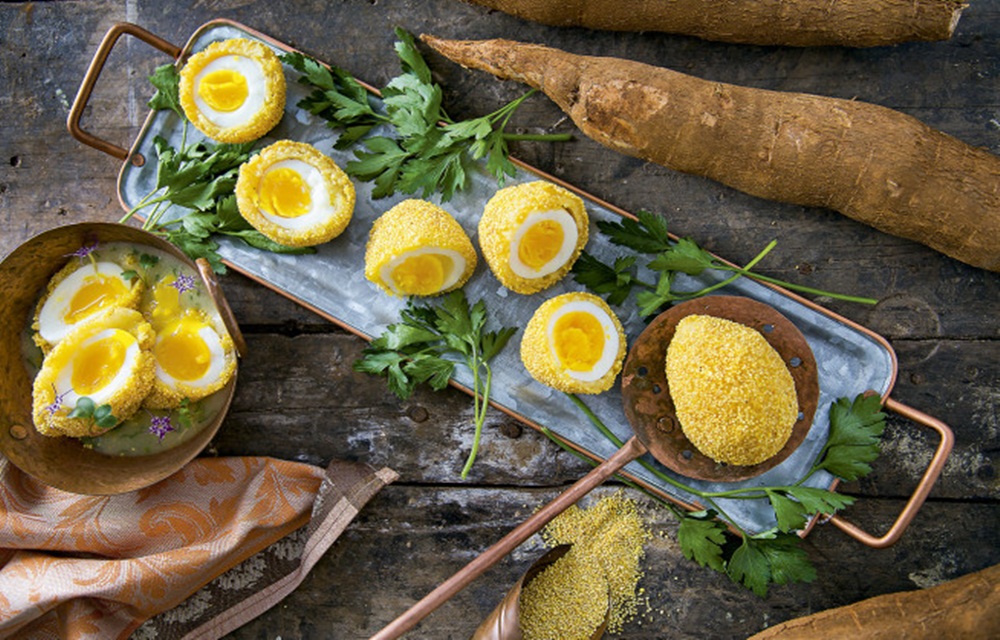 Ir para  <ul>
	<li>3 <a href="http://mdemulher.abril.com.br/receitas/busca/?ingrediente=ovo">ovo</a>s;</li>
	<li>300 gramas de <a...